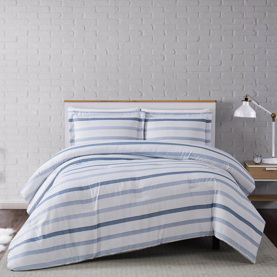 Best Sale ???? Truly Soft Waffle Stripe 3 Pc. Comforter Set ❤️ 1 Best Sale ???? Truly Soft Waffle Stripe 3 Pc. Comforter Set ❤️