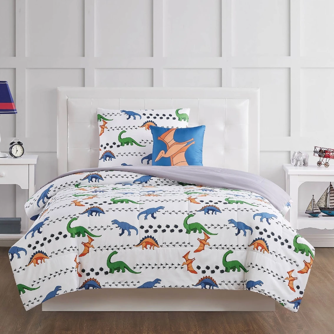 Hot Sale ⭐ My World Dino Tracks Comforter Set ???? 1 Hot Sale ⭐ My World Dino Tracks Comforter Set ????