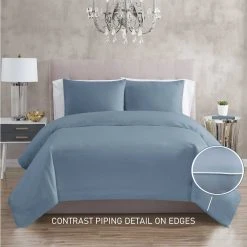 Flash Sale ⌛ Christian Siriano 300 Thread Count Cotton Sateen Duvet Set ????