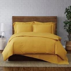 Coupon ???? Brooklyn Loom Solid Cotton Percale 3 Pc. Duvet Set ????