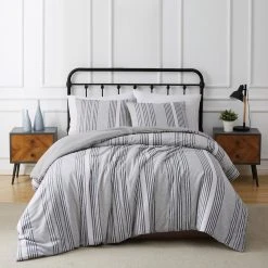Deals ⌛ Truly Soft Kiel Stripe Flannel Comforter Set ⭐