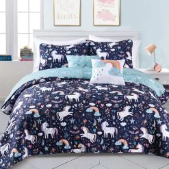 Cheapest ???? Lush Decor Unicorn Heart 5 Pc. Quilt Set ????