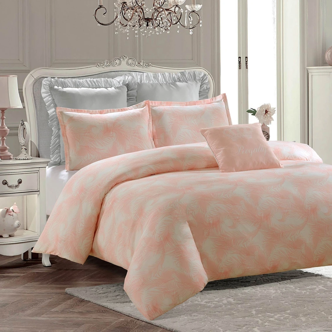 Hot Sale ???? Style Quarters Royal Feathers Duvet Set ✔️ 4 Hot Sale ???? Style Quarters Royal Feathers Duvet Set ✔️ - Image 4