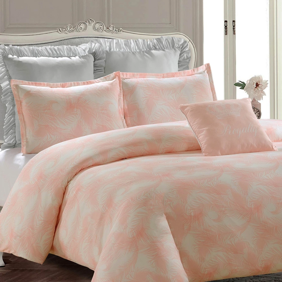 Hot Sale ???? Style Quarters Royal Feathers Duvet Set ✔️ 5 Hot Sale ???? Style Quarters Royal Feathers Duvet Set ✔️ - Image 5