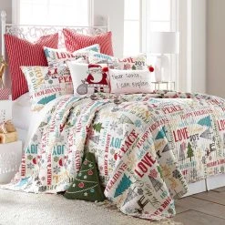 Cheapest ⭐ Levtex Home Santa Claus Lane Quilt Set ????