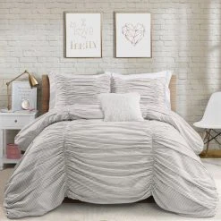 Best deal ⭐ Lush Decor Ticking Stripe Comforter Set ????