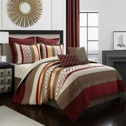 New ???? Nanshing America Inc Nanshing Avalon 8 Pc. Comforter Set ????