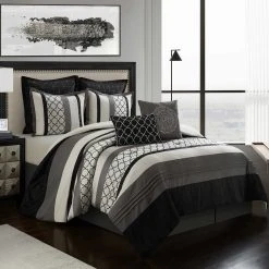 New ???? Nanshing America Inc Nanshing Avalon 8 Pc. Comforter Set ???? -J. Queen New York shop unnamed file 502