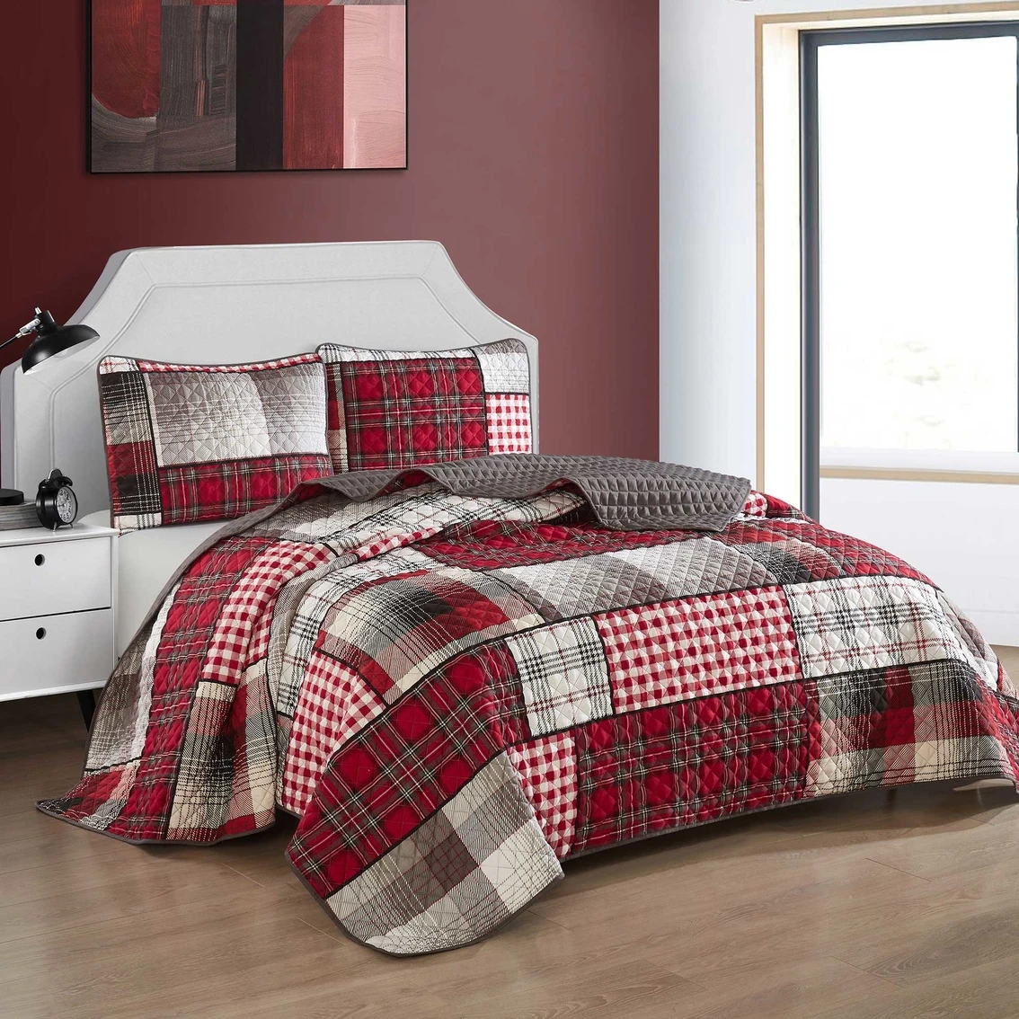 Hot Sale ???? Nanshing America Inc Nanshing Everly 3 Pc. Quilt Set ???? 1 Hot Sale ???? Nanshing America Inc Nanshing Everly 3 Pc. Quilt Set ????