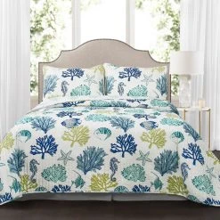 Cheapest ???? Lush Decor Coastal Reef 3 Pc. Quilt Set ????