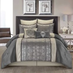 Discount ???? Grand Avenue Arabesque Comforter 8 Pc. Set ????