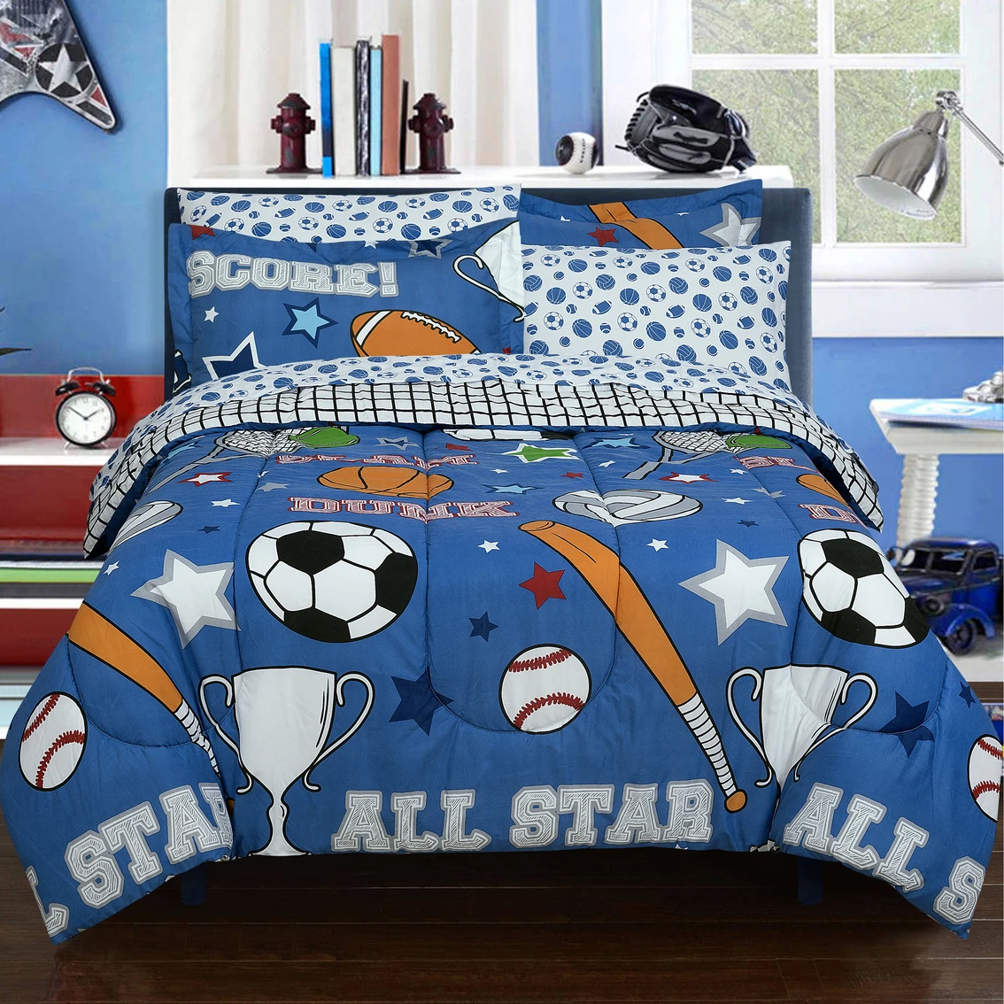 Best Pirce ???? Royale Linens Kidz Mix Game Day Bed In A Bag ???? 1 Best Pirce ???? Royale Linens Kidz Mix Game Day Bed In A Bag ????