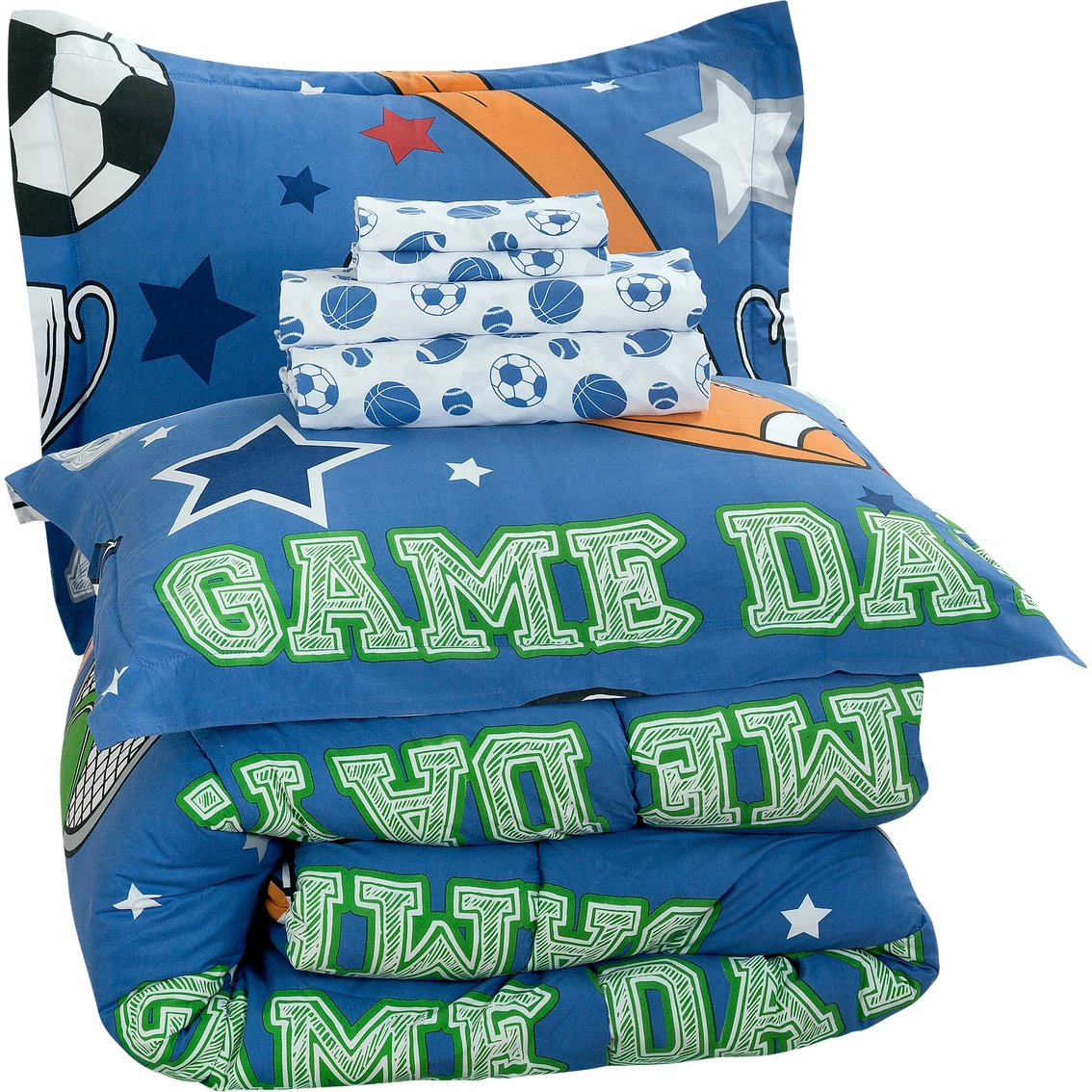 Best Pirce ???? Royale Linens Kidz Mix Game Day Bed In A Bag ???? 2 Best Pirce ???? Royale Linens Kidz Mix Game Day Bed In A Bag ???? - Image 2
