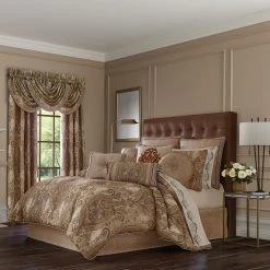 Discount ???? J. Queen New York Luciana Beige Comforter Set ????