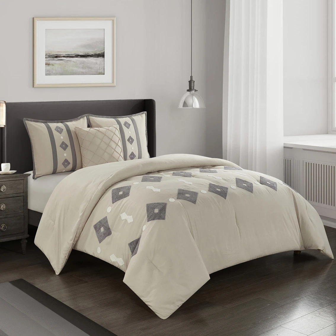 Cheap ✔️ Nanshing America Inc Nanshing Nessie 4 Pc. Comforter Set ✔️ 1 Cheap ✔️ Nanshing America Inc Nanshing Nessie 4 Pc. Comforter Set ✔️