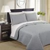Promo ???? Nouvelle Home Palazzo 3 Pc. Cotton Ivory Queen Quilt Set ????