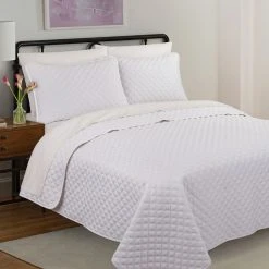 Promo ???? Nouvelle Home Palazzo 3 Pc. Cotton Ivory Queen Quilt Set ???? -J. Queen New York shop unnamed file 763