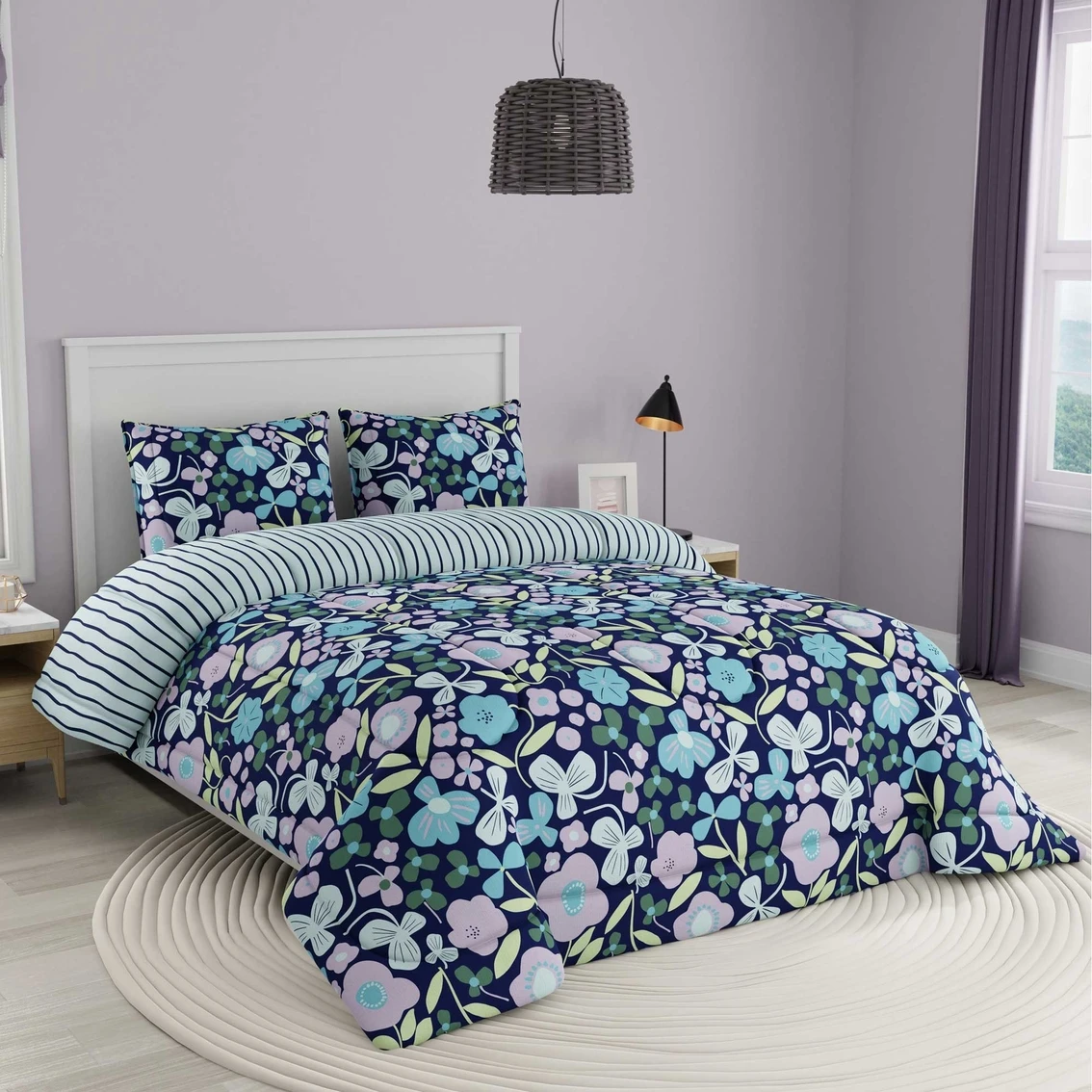 Top 10 ???? Ecko Unltd Beacon Floral Comforter Set ???? 2 Top 10 ???? Ecko Unltd Beacon Floral Comforter Set ???? - Image 2