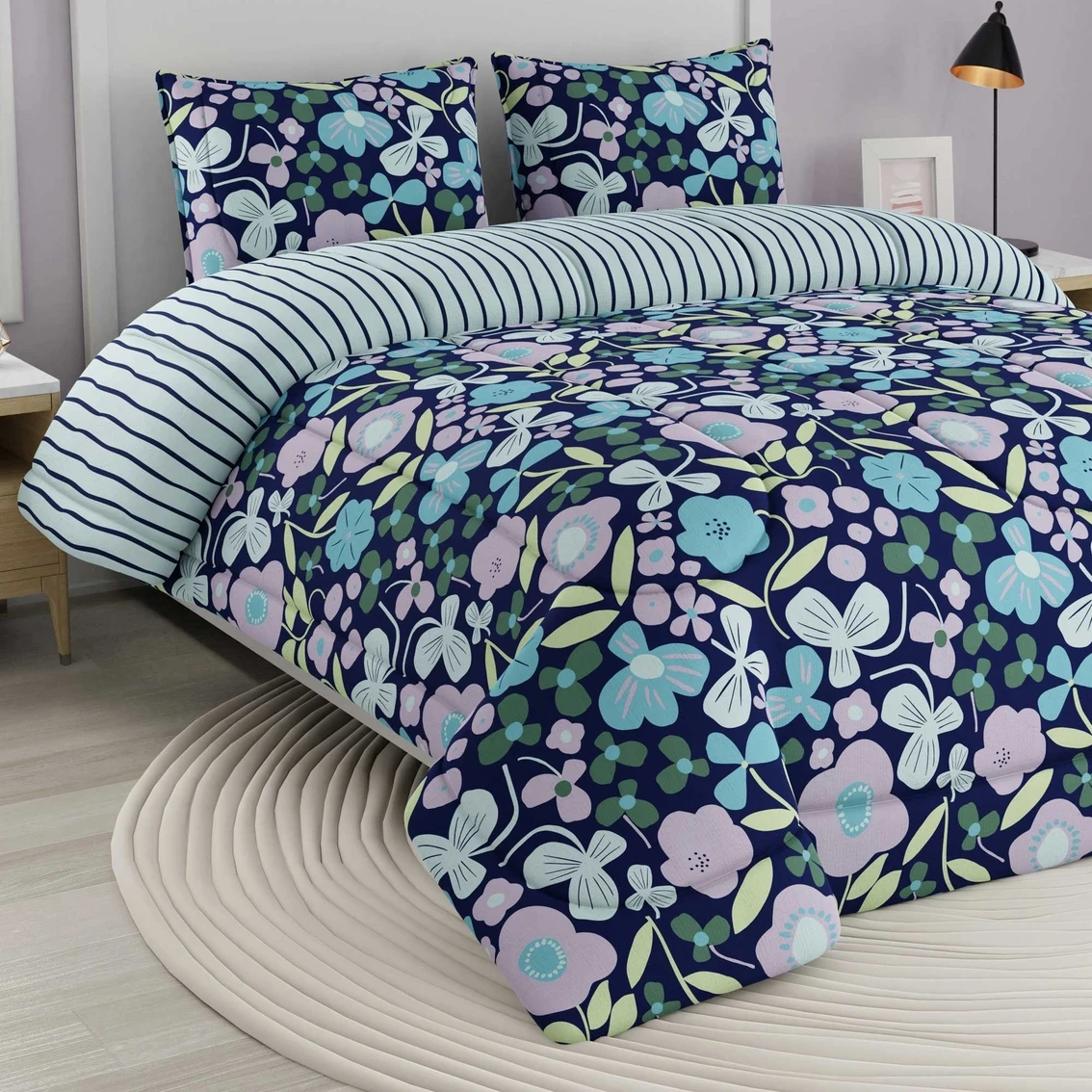 Top 10 ???? Ecko Unltd Beacon Floral Comforter Set ???? 3 Top 10 ???? Ecko Unltd Beacon Floral Comforter Set ???? - Image 3