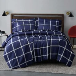 New ???? Truly Soft Printed Windowpane 3 Pc. Comforter Set ???? -J. Queen New York shop unnamed file 792