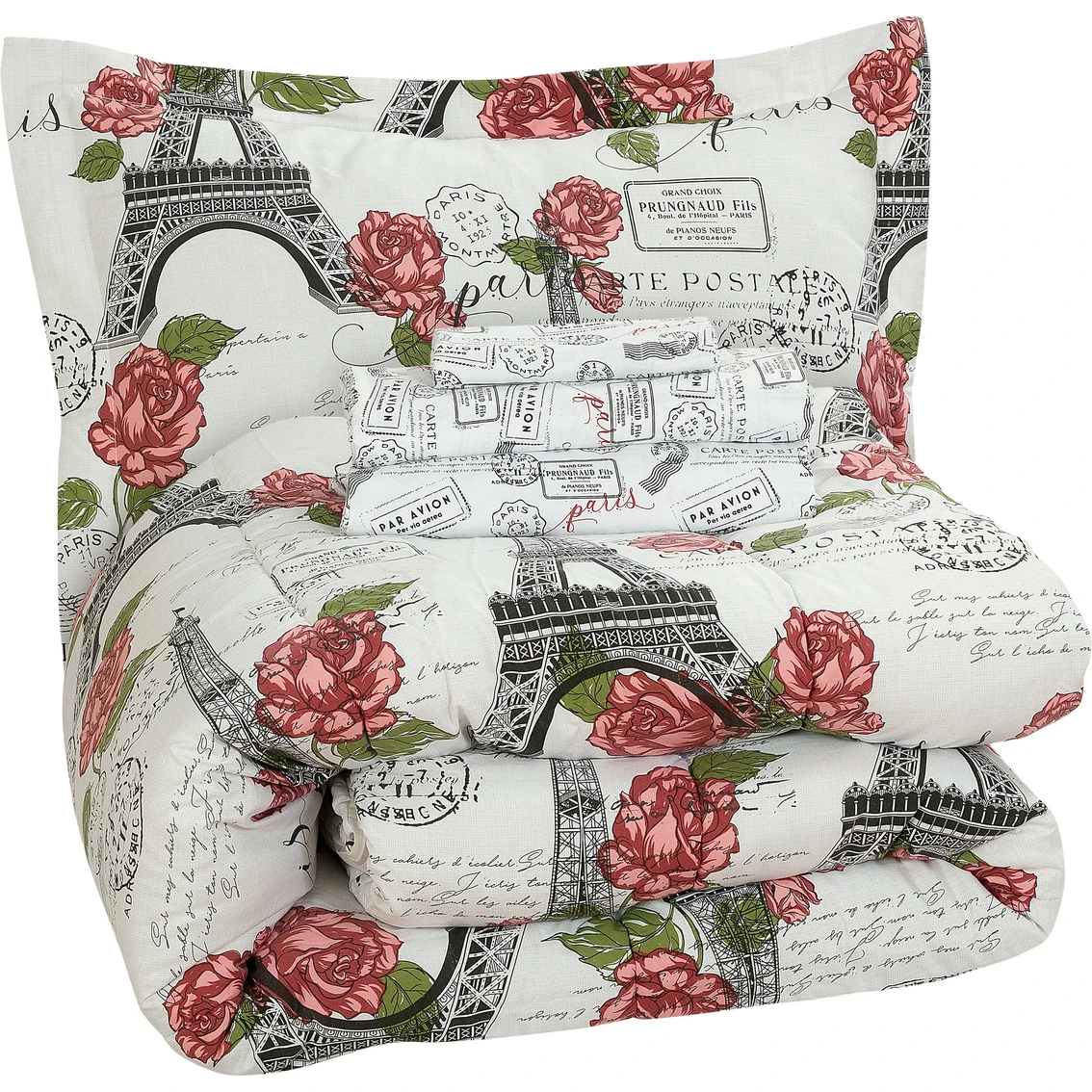 Cheapest ???? Royale Linens Paris Rose Bed In A Bag ???? 4 Cheapest ???? Royale Linens Paris Rose Bed In A Bag ???? - Image 4