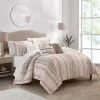 Top 10 ❤️ Grand Avenue Ayla 10 Pc. Comforter Set, Blush, Striped ????