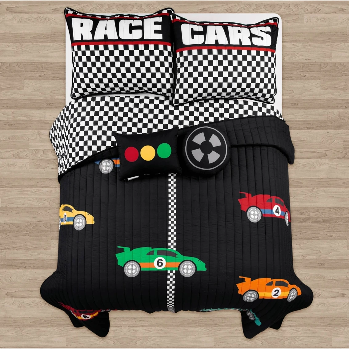 Promo ⭐ Lush Decor Racing Cars 5 Pc. Quilt Set ???? 3 Promo ⭐ Lush Decor Racing Cars 5 Pc. Quilt Set ???? - Image 3