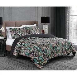 Outlet ???? Badgley Mischka Cassat Floral Comforter Set ????