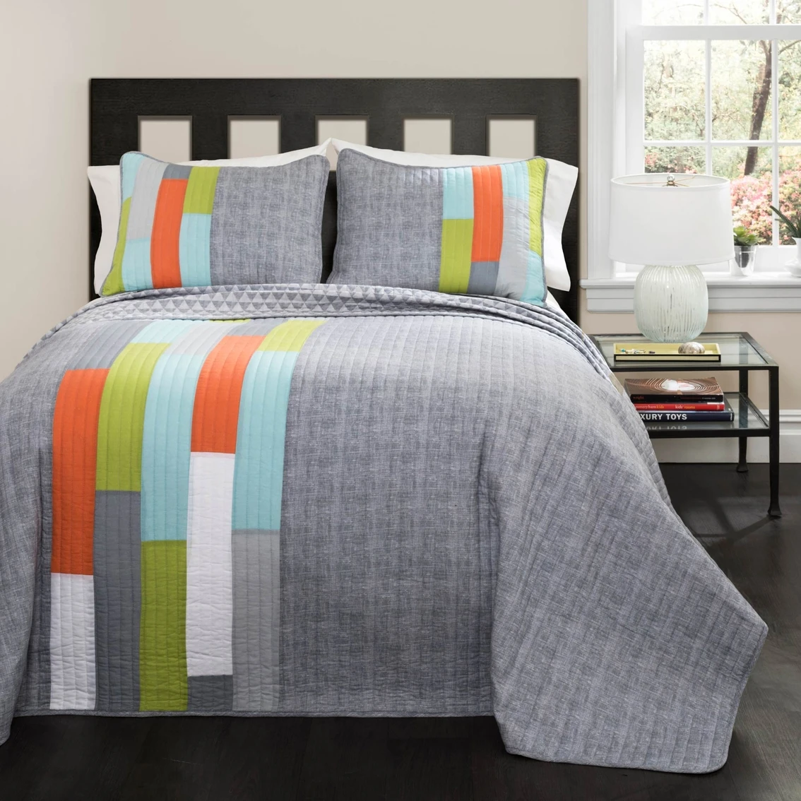 Best deal ???? Lush Decor Shelly Stripe Quilt Set ❤️ 1 Best deal ???? Lush Decor Shelly Stripe Quilt Set ❤️