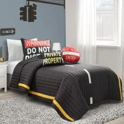 Budget ✨ Lush Decor Highway Reversible Quilt Set ????