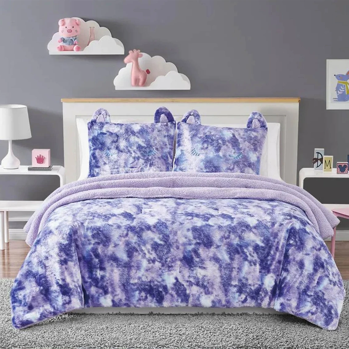 Best Sale ???? My World Rainbow Sweetie Purple Comforter Set ✔️ 1 Best Sale ???? My World Rainbow Sweetie Purple Comforter Set ✔️