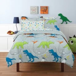 Best deal ⭐ Royale Linens Kidz Mix Dinosaur Volcano Walk Bed In A Bag ????