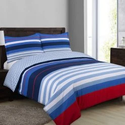Outlet ???? Nouvelle Home Harbor Stripe Comforter Set ????